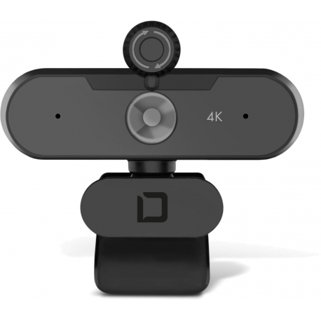 DICOTA Webcam PRO Plus 4K - Webcam - colour - 3840 x 2160 - 2160p - audio - USB 2.0 - 0