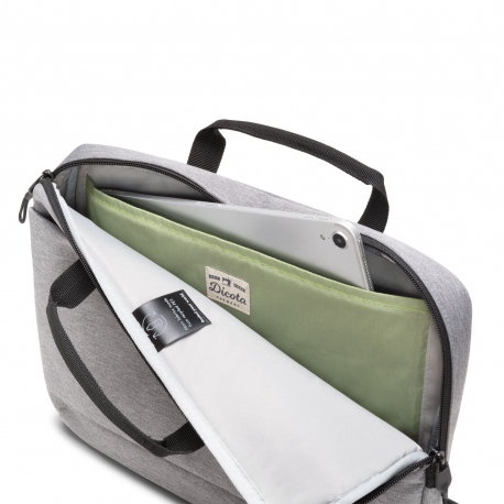 DICOTA Eco Motion - Notebook carrying case - 14" - 15.6" - light grey - 5