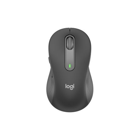 Logitech Signature M650 L for Business - Mouse - right-handed - 5 buttons - wireless - Bluetooth, 2.4 GHz - Logitech Logi Bolt USB receiver - graphite - 0