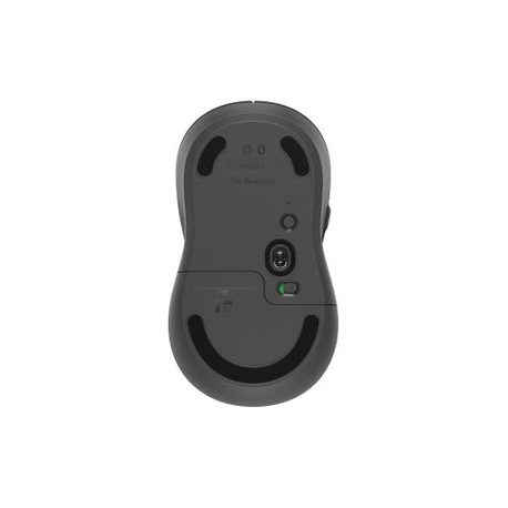 Logitech Signature M650 L for Business - Mouse - right-handed - 5 buttons - wireless - Bluetooth, 2.4 GHz - Logitech Logi Bolt USB receiver - graphite - 2