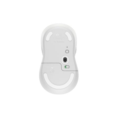 Logitech Signature M650 L for Business - Mouse - right-handed - 5 buttons - wireless - Bluetooth, 2.4 GHz - Logitech Logi Bolt USB receiver - off-white - 2