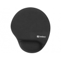 Sandberg - Mouse pad with wrist pillow - memory foam, round