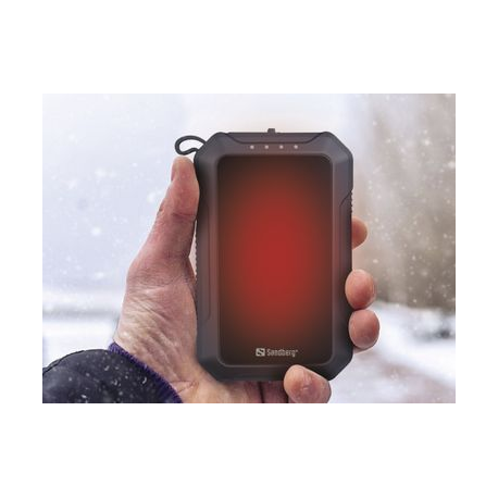 Sandberg Active Hand Warmer - Power bank - 10000 mAh - 37 Wh - 2 A (USB) - 2