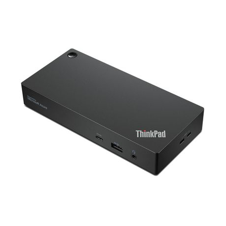 Lenovo ThinkPad Universal Thunderbolt 4 Smart Dock - Docking station - Thunderbolt 4 - HDMI, 2 x DP, Thunderbolt - GigE - 135 Watt - Europe - for ThinkPad T14s Gen 2; T15p Gen 2; X1 Carbon Gen 9; X1 Extreme Gen 4; X1 Yoga Gen 6 - 1