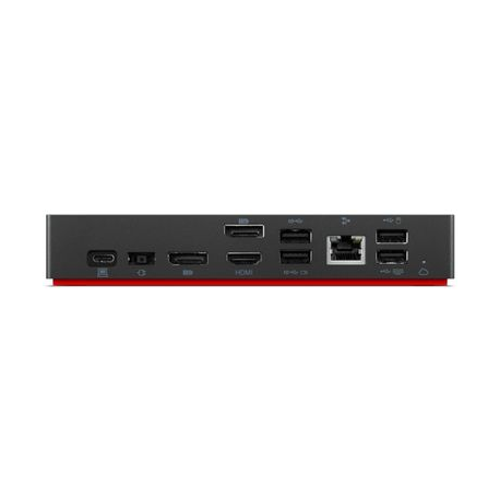 Lenovo ThinkPad Universal Thunderbolt 4 Smart Dock - Docking station - Thunderbolt 4 - HDMI, 2 x DP, Thunderbolt - GigE - 135 Watt - Europe - for ThinkPad T14s Gen 2; T15p Gen 2; X1 Carbon Gen 9; X1 Extreme Gen 4; X1 Yoga Gen 6 - 4