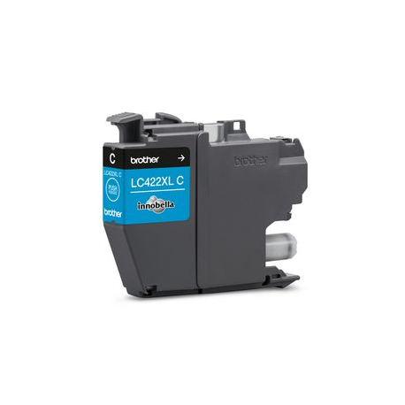 Brother LC422XLC - High Yield - cyan - original - ink cartridge - for Brother MFC-J5340DW, MFC-J5740DW, MFC-J6540DW, MFC-J6940DW - 1