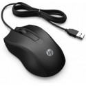 HP 100 - Mouse - right and left-handed - optical - 3 buttons - wired - USB - for OMEN by HP 16; Victus by HP 16; HP 14, 15, 17; ENVY 15; Pavilion Aero 13; Spectre x360