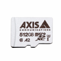 AXIS Surveillance - Flash memory card (microSDXC to SD adapter included) - 512 GB - A2  /  UHS-I U3  /  Class10 - microSDXC UHS-I - for AXIS M4308, M5525, M7116, P3727, P3818, Q1656, Q3536, Q6100; M42 Network Camera Series