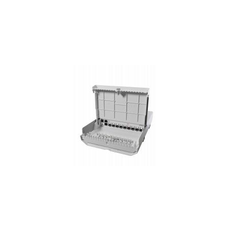 MikroTik netFiber 9 - Switch - Managed - 5 x SFP + 4 x SFP+ - pole-mountable - PoE - DC power  /  PoE - 2