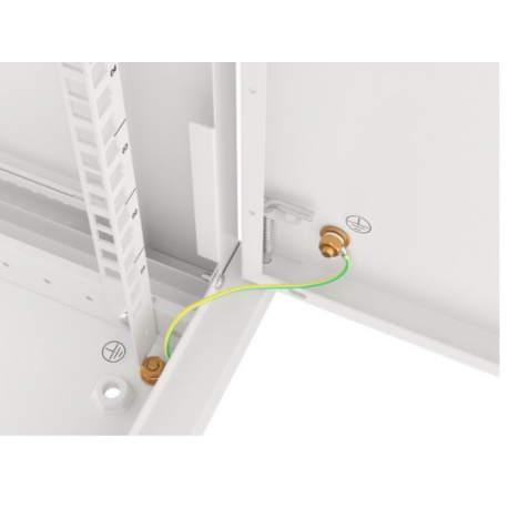 Lanberg WF01-6406-00S - Rack cabinet - wall mountable - grey, RAL 7035 - 6U - 19" - 4