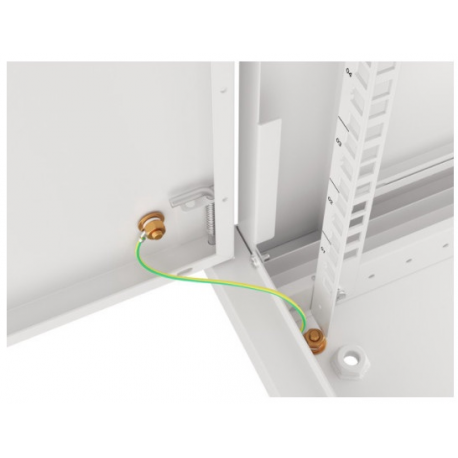 Lanberg WF01-6406-00S - Rack cabinet - wall mountable - grey, RAL 7035 - 6U - 19" - 5