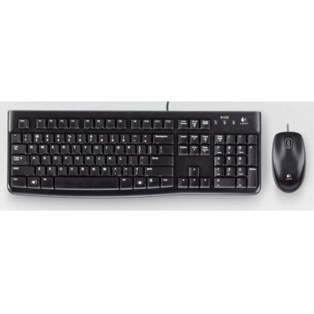 Logitech Desktop MK120 - Keyboard and mouse set - USB - Portuguese - 0