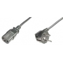 ASSMANN - Power cable - IEC 60320 C13 to CEE 7 / 7 (M) - AC 250 V - 2.5 m - molded - black