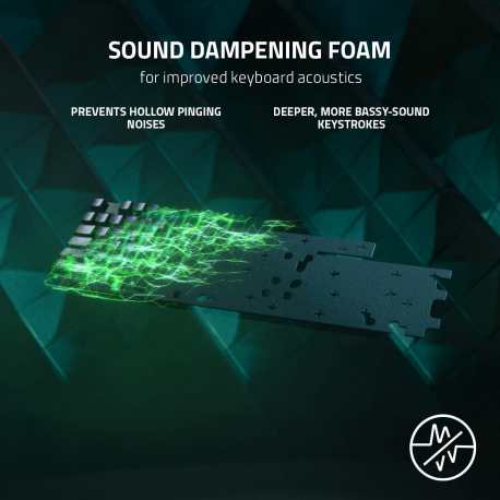 Razer Huntsman V2 TKL - Keyboard - backlit - USB-C - QWERTY - US - key switch: Razer Clicky Optical Purple - 4