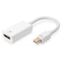 ASSMANN - Video adapter - Mini DisplayPort male to HDMI female - 20 cm - white - active, molded
