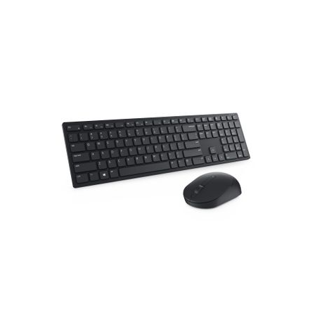 Dell Pro KM5221W - Keyboard and mouse set - wireless - 2.4 GHz - QWERTY - US International - black - 2