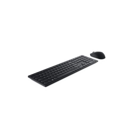Dell Pro KM5221W - Keyboard and mouse set - wireless - 2.4 GHz - QWERTY - US International - black - 5