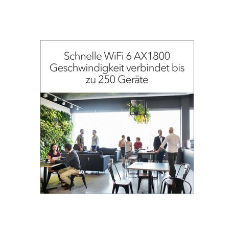 NETGEAR Insight WAX610 - Radio access point - Wi-Fi 6 - 2.4 GHz, 5 GHz - cloud-managed - 9