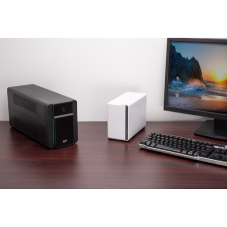 APC Easy UPS BVX Series BVX2200LI - UPS - AC 220-240 V - 1200 Watt - 2200 VA - 9 Ah - output connectors: 6 - black - 5