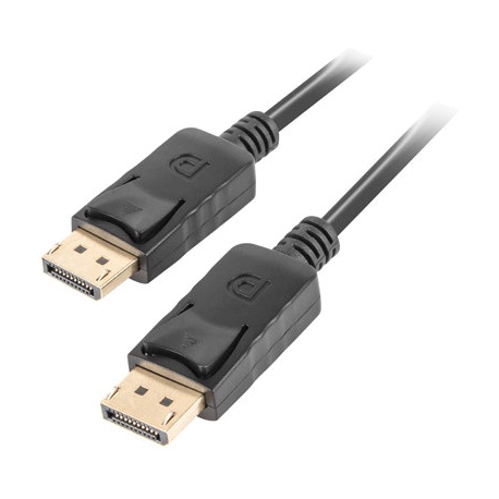 Lanberg - DisplayPort cable - DisplayPort (M) to DisplayPort (M) - DisplayPort 1.2 - 50 cm - 4K support - black - 0
