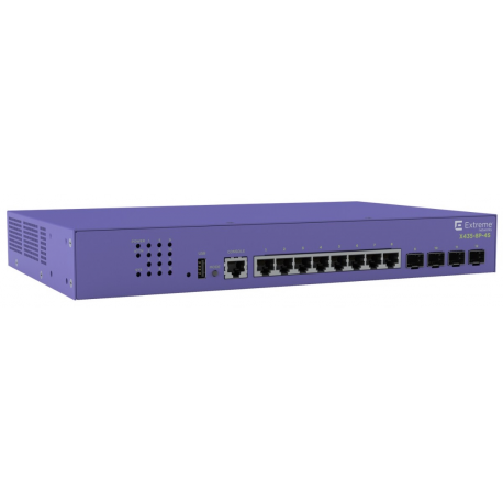 Extreme Networks ExtremeSwitching X435-8T-4S - Switch - Managed - 8 x 10 / 100 / 1000 + 4 x SFP (mini-GBIC) (uplink) - rack-mountable - 1