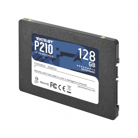 Patriot P210 - SSD - 128 GB - internal - 2.5" - SATA 6Gb / s - 1
