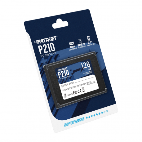 Patriot P210 - SSD - 128 GB - internal - 2.5" - SATA 6Gb / s - 3