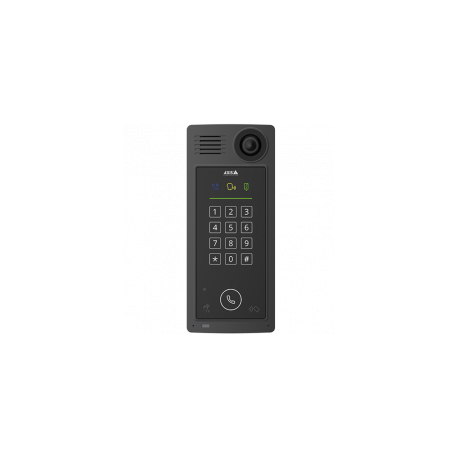 AXIS A8207-VE MkII Network Video Door Station - Network surveillance camera - colour (Day&Night) - 6 MP - 3072 x 2048 - fixed iris - fixed focal - audio - LAN 10 / 100 - MPEG-4, MJPEG, H.264, AVC - DC 8 - 28 V  /  PoE+ - 1