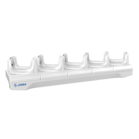 Zebra 5-Slot Charge Only Cradle - Handheld charging cradle - output connectors: 5 - 0
