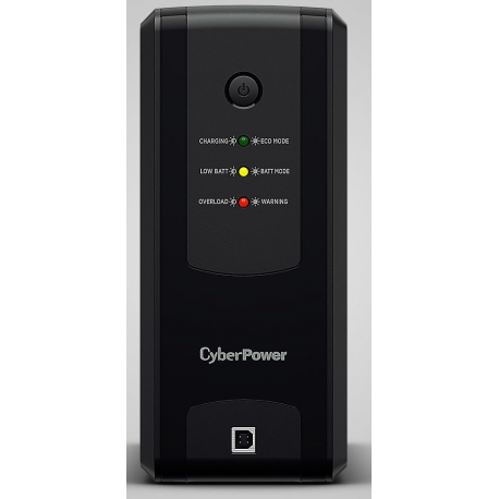 CyberPower UT Series UT1050EG - UPS - AC 230 V - 630 Watt - 1050 VA - 1-phase - USB - output connectors: 4 - black - 1