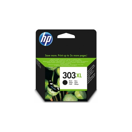 HP 303XL - 12 ml - High Yield - black - original - ink cartridge - for Envy Photo 62XX, Photo 71XX, Photo 78XX; Envy Inspire 72XX, 79XX; Tango - 1