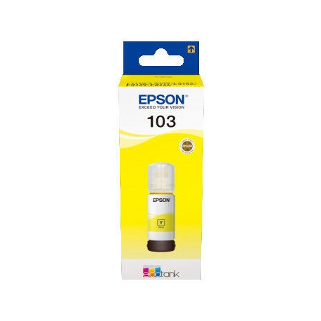 Epson 103 - 65 ml - yellow - original - ink refill - for Epson L1210, L3210, L3211, L3250, L3251, L3256, L3260, L3266, L5290, L5296; EcoTank L1250 - 6