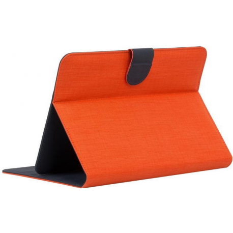 Riva Case Biscayne 3317 Universal - Flip cover for tablet - polyester - orange - 10.1" - 4