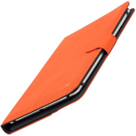 Riva Case Biscayne 3317 Universal - Flip cover for tablet - polyester - orange - 10.1" - 6
