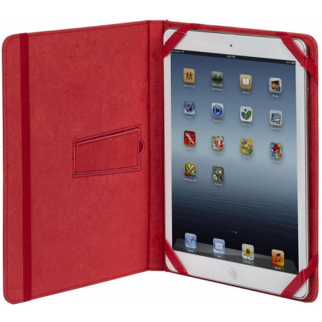 Riva Case Gatwick 3217 Universal - Flip cover for tablet - polyurethane - red - 10.1" - 1