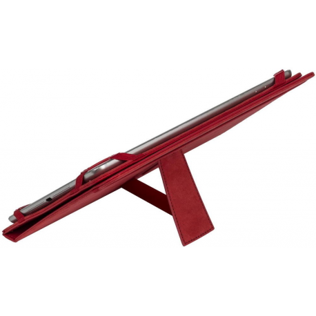 Riva Case Gatwick 3217 Universal - Flip cover for tablet - polyurethane - red - 10.1" - 5