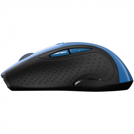Canyon CNS-CMSW01BL - Mouse - right-handed - blue Led - 6 buttons - wireless - 2.4 GHz - USB wireless receiver - blue - retail - 2