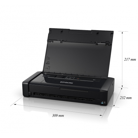 Epson WorkForce WF-100W - Printer - colour - ink-jet - A4 / Legal - 5760 x 1440 dpi - up to 7 ppm (mono)  /  up to 4 ppm (colour) - capacity: 20 sheets - USB 2.0, Wi-Fi(n) - 7