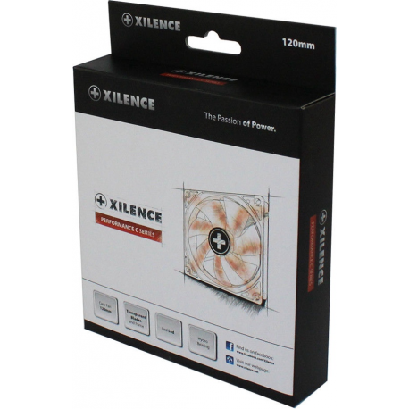 Xilence Performance C Series XPF120.TR - Case fan - 120 mm - red - 2