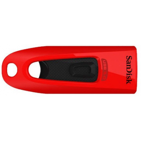 SanDisk Ultra - USB flash drive - 64 GB - USB 3.0 - red - 3