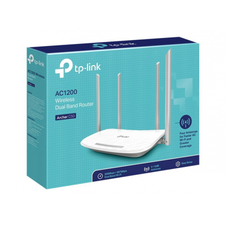 Supports 802.11ac standard - the next generation of Wi-FiSimultaneous 2.4GHz 300Mbps and 5GHz 867Mbps connections for 1.2Gbps of total available bandwidth2 dual band external antennas provide stable wireless connections and optimal coverageUSB Port - easily share a printer locally and files & media with networked devices or remotely via FTP serverEasy network management at your fingertips with TP-LINK Tether - 3