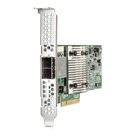 HPE H241 Smart Host Bus Adapter - Storage controller - 8 Channel - SATA 6Gb / s  /  SAS 12Gb / s - low profile - RAID 0, 1, 5 - PCIe 3.0 x8 - for HPE D3710; Apollo 4510 Gen9; ProLiant DL20 Gen9, ML10 Gen9, ML30 Gen9, XL230a Gen9 - 2