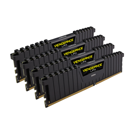 CORSAIR Vengeance LPX - DDR4 - kit - 32 GB: 4 x 8 GB - DIMM 288-pin - 2666 MHz  /  PC4-21300 - CL16 - 1.2 V - unbuffered - non-ECC - 4