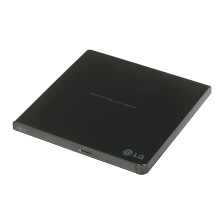 LG GP57EB40 - Disk drive - DVD±RW (±R DL)  /  DVD-RAM - 8x / 6x / 5x - USB 2.0 - external - 7
