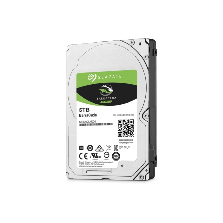 Seagate Guardian BarraCuda ST5000LM000 - Hard drive - 5 TB - internal - 2.5" - SATA 6Gb / s - 5400 rpm - buffer: 128 MB - 3