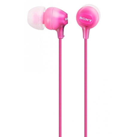 Sony MDR-EX15LP - EX Series - earphones - in-ear - wired - 3.5 mm jack - pink - 2