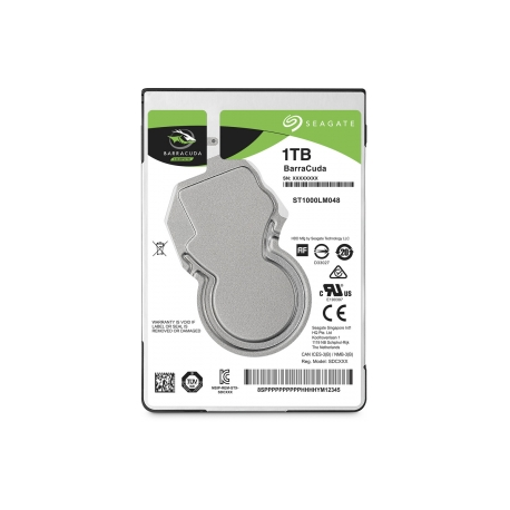 Seagate Guardian BarraCuda ST1000LM048 - Hard drive - 1 TB - internal - 2.5" - SATA 6Gb / s - 5400 rpm - buffer: 128 MB - 5
