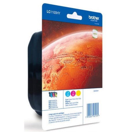 Brother Rainbow pack LC1100HyRBWBP - 2