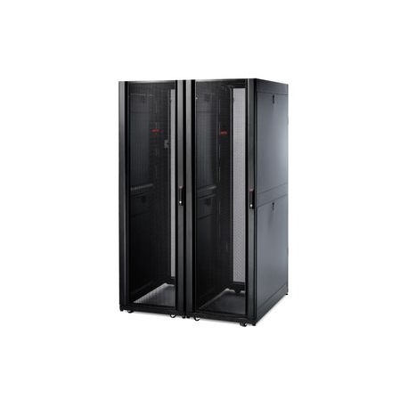 APC NetShelter SX Enclosure with Sides - Rack - black - 42U - 19" - 3