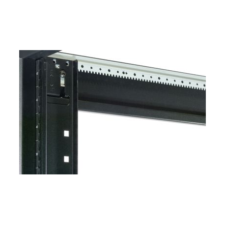 APC NetShelter SX Enclosure with Sides - Rack - black - 42U - 19" - 17